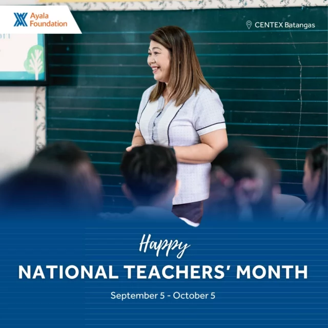 Happy National Teachers' Month!

Today, we give special thanks to all our educators and honor their contributions to shaping young minds.